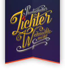 Phantastischer Lichter Weihnachtsmarkt